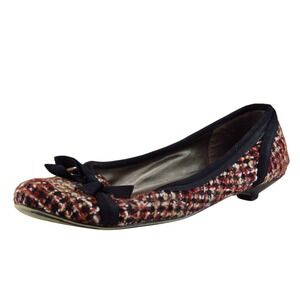 Seychelles Size‎ 6.5 Kitten Heel Red Fabric M Width